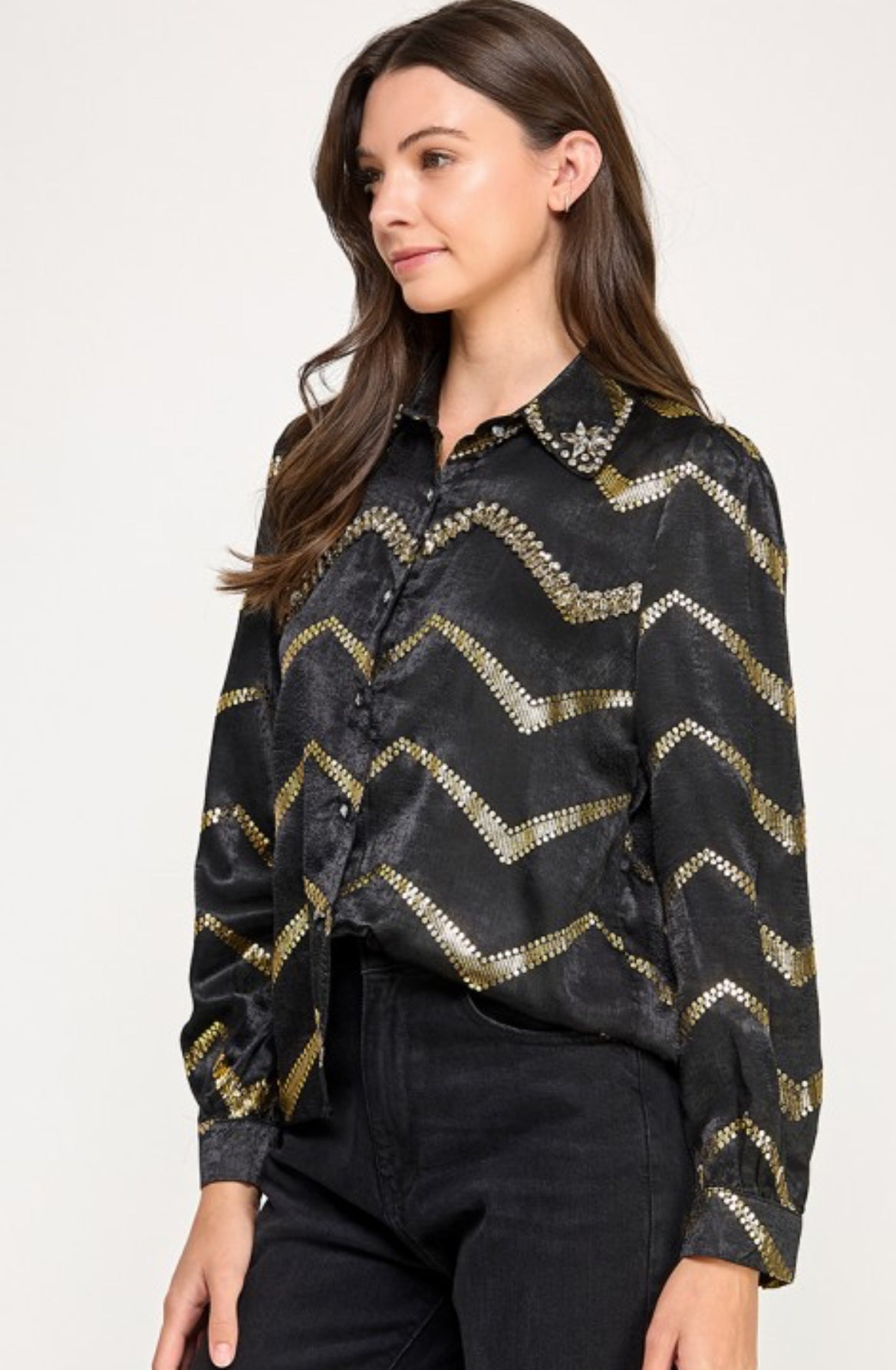 Golden Waves Blouse