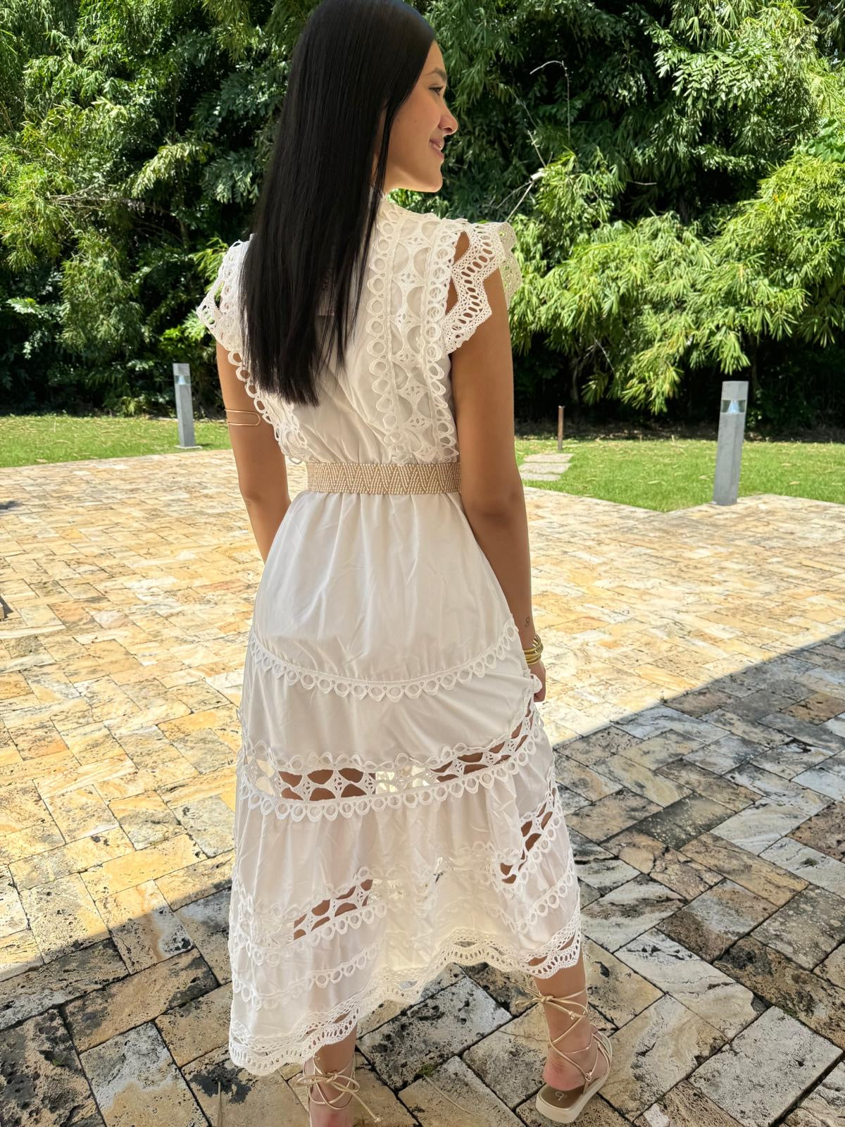 White Lace Dress