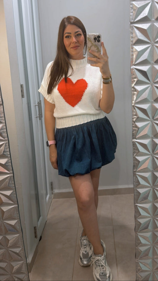 Lovely Denim Skirt