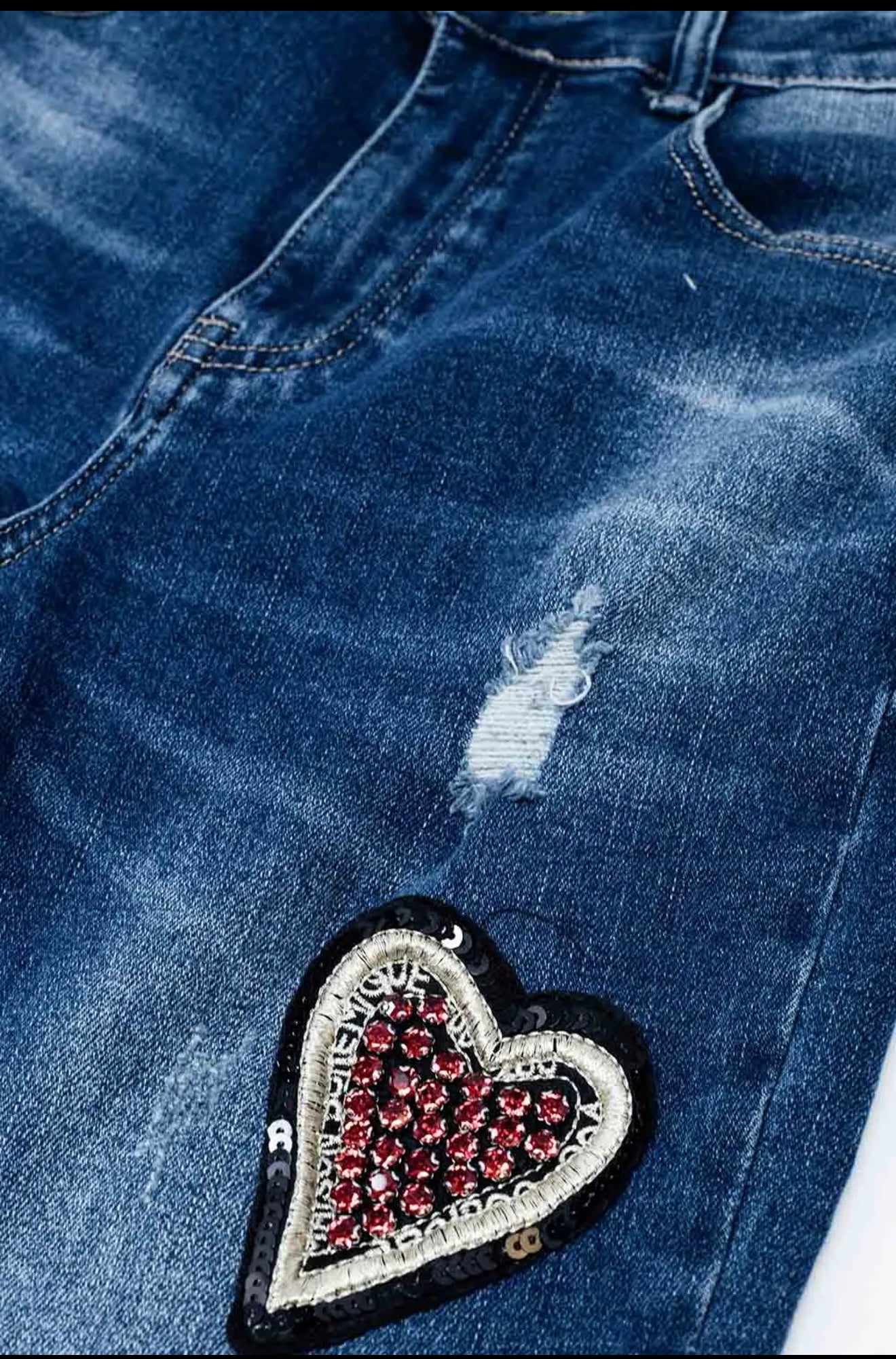 Holiday Heart Denim