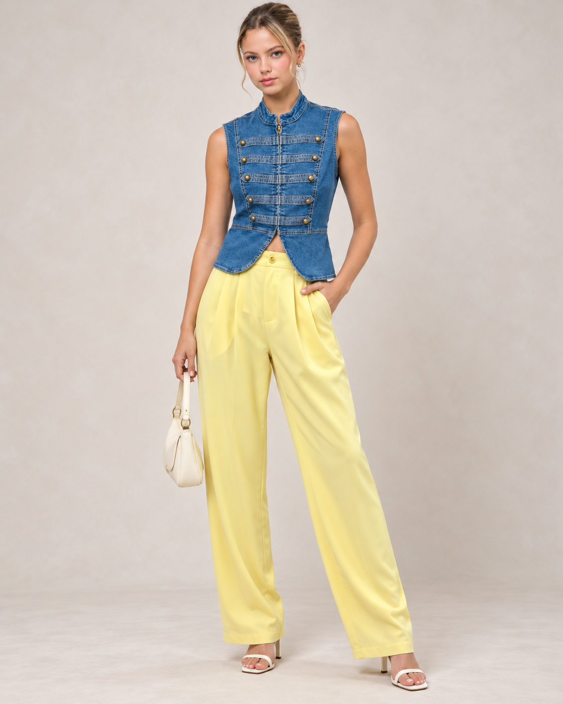 Denim Chic Vest