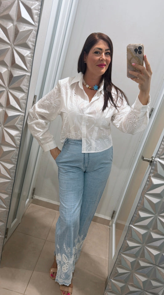 Encaje floral