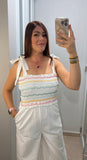 Sunset Cream Jumpsuit