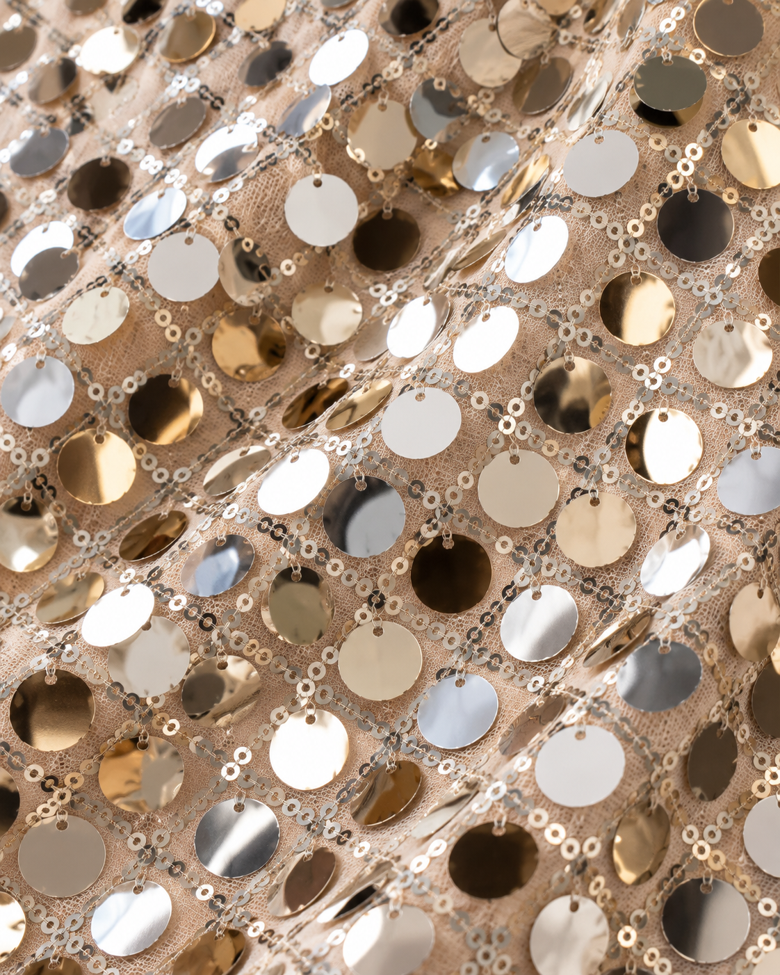 Golden Glow Sequin Skirt