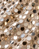 Golden Glow Sequin Skirt