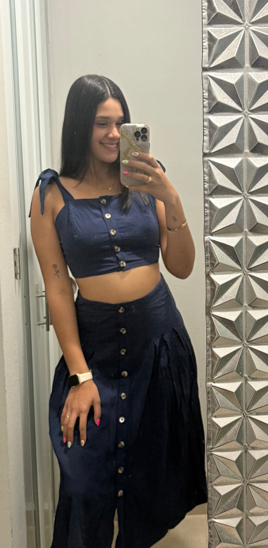 Navy Charm Set