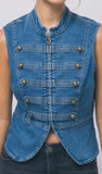 Denim Chic Vest