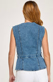 Denim Icon Belted Vest