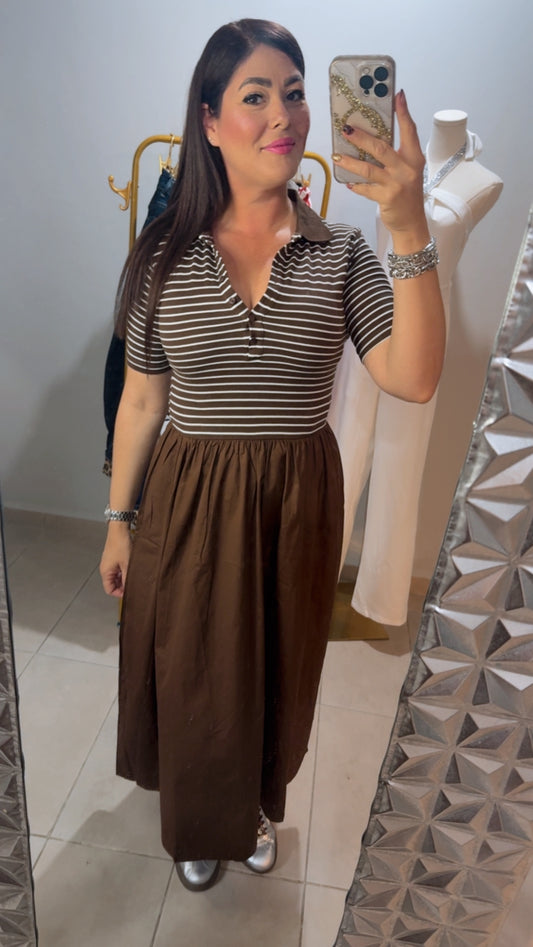 Café Chic Midi Dress