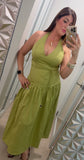 Olive Breeze Maxi Dress