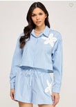 Set Blue Daisy