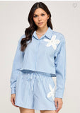 Set Blue Daisy