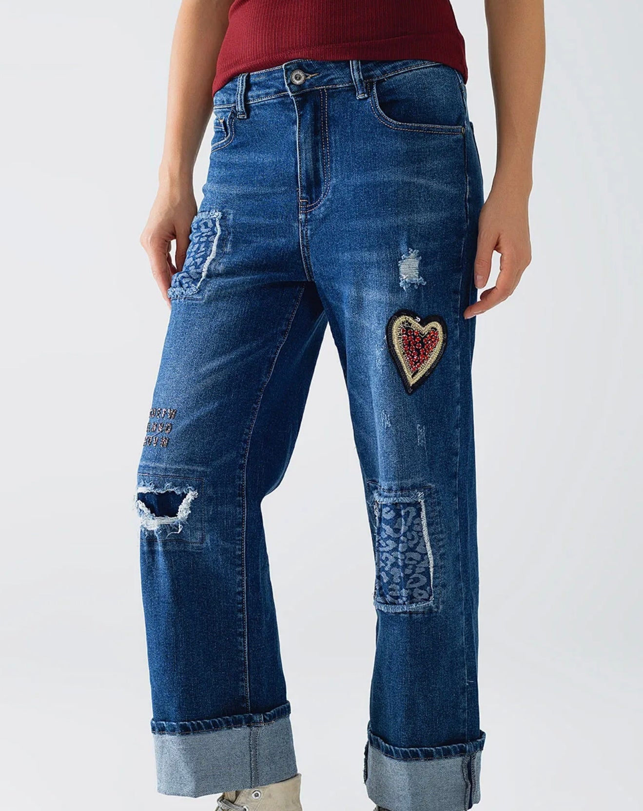 Holiday Heart Denim