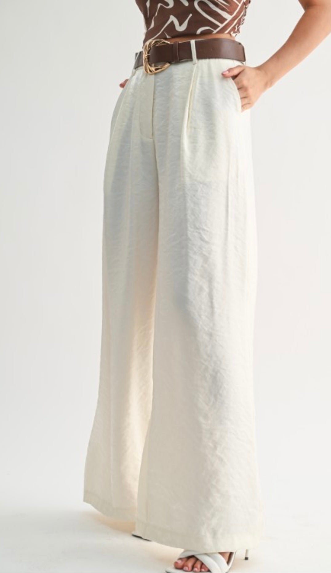 Linen Wide Leg Pants