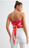 Floral Sunset Scarf Top