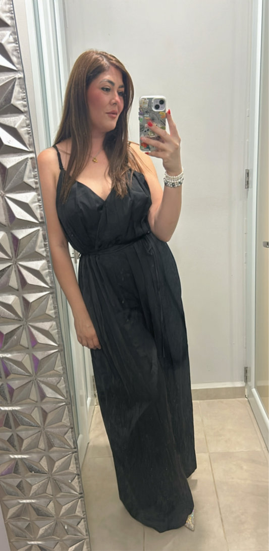 Date to Night Black Jumpsuit