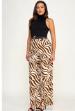 Zebra Print Jumpsuit