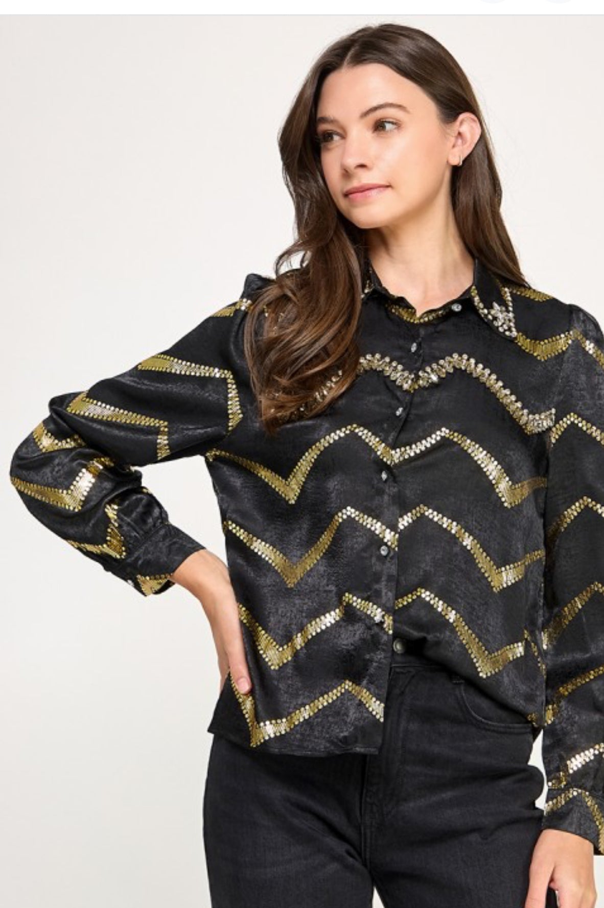 Golden Waves Blouse
