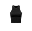Basic Top in black with white detail