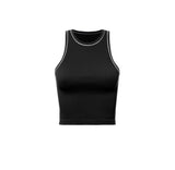 Basic Top in black with white detail