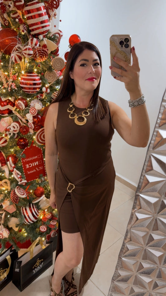 Brown Dress