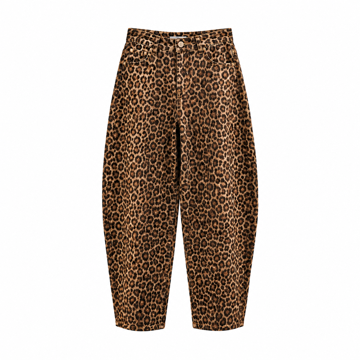 Leopard Barrel Pant