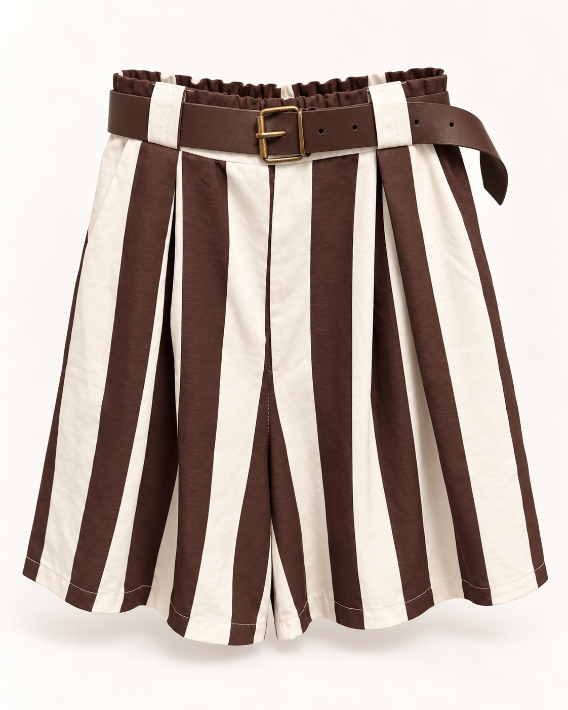 Mocha Line Shorts