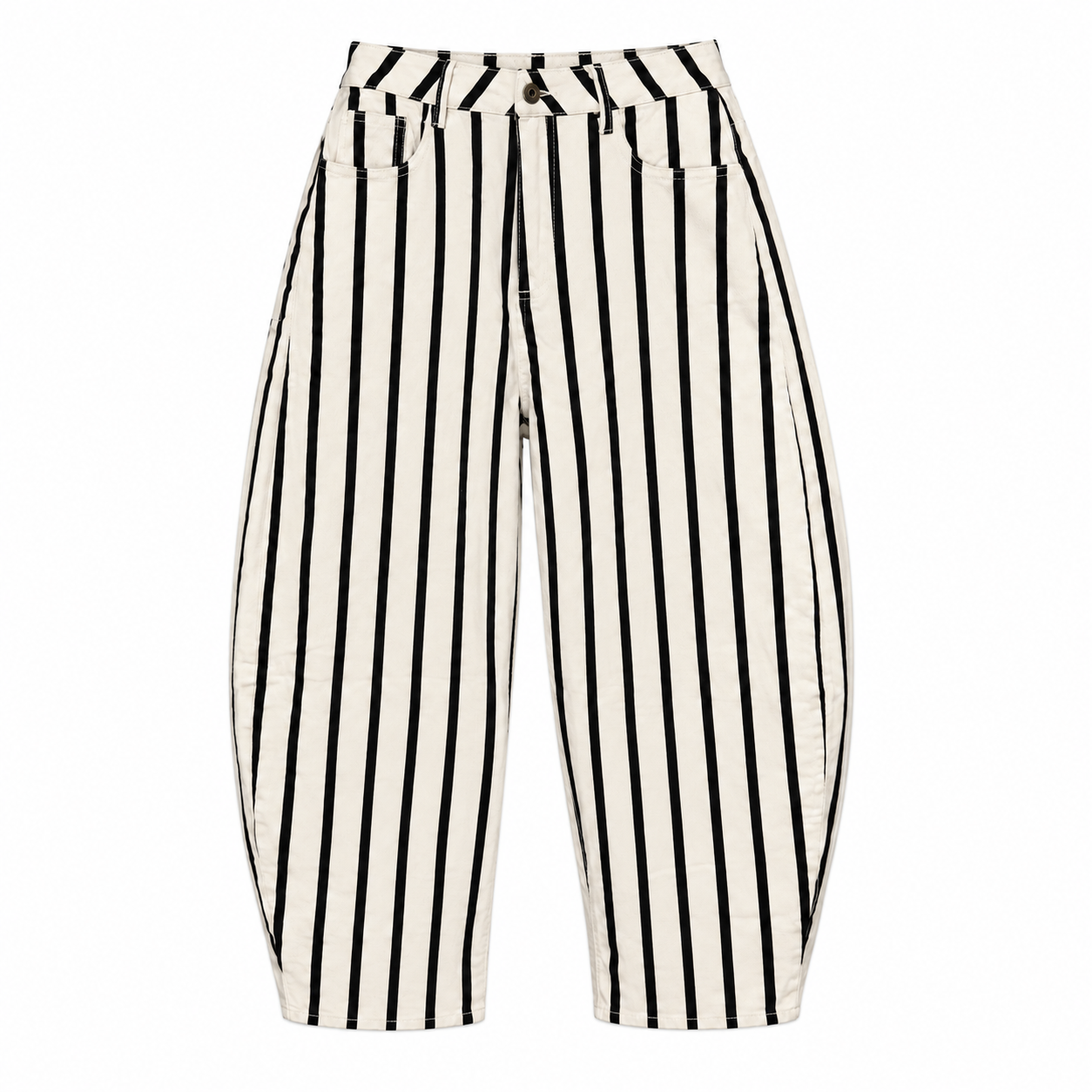 Mila Striped Barrel Pants