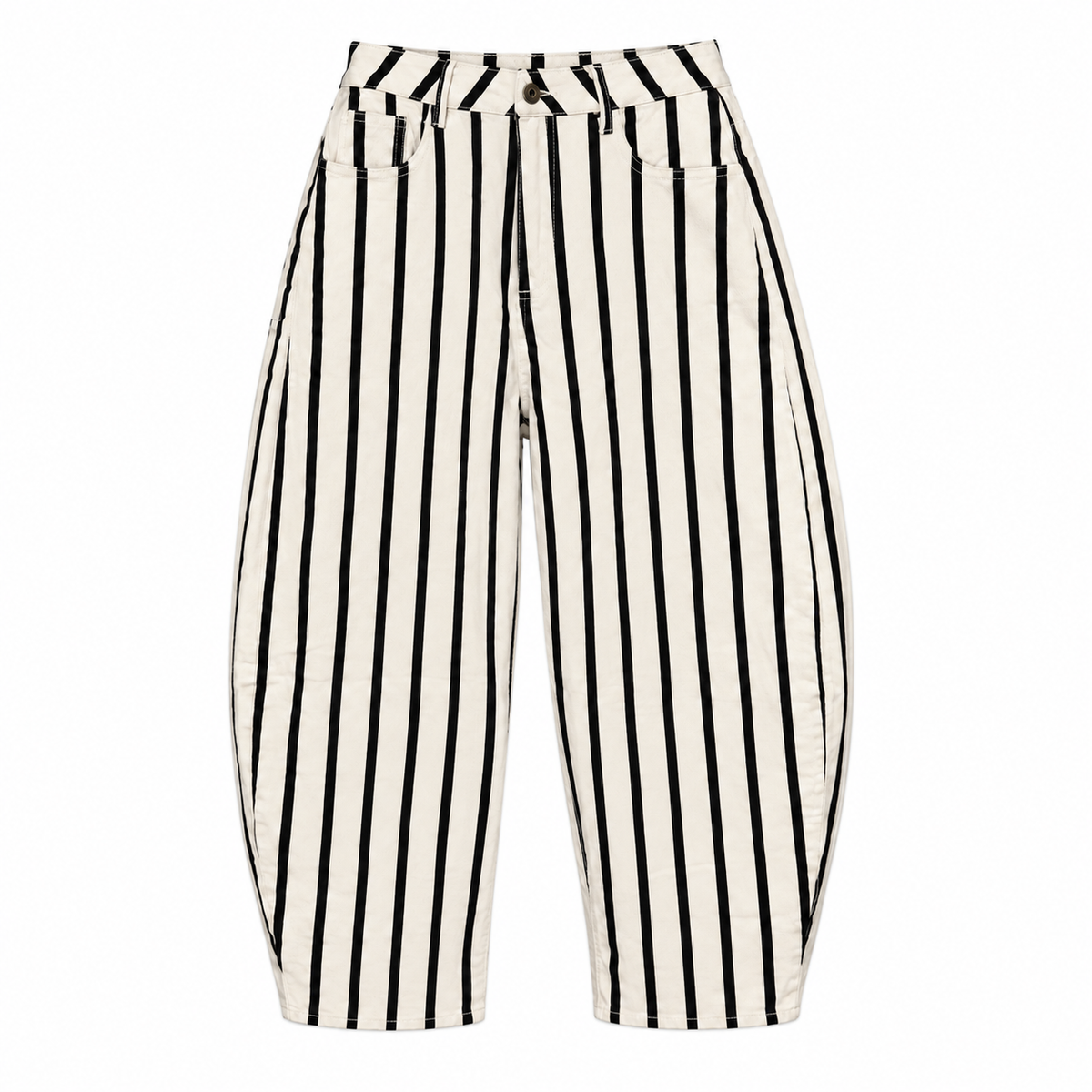 Mila Striped Barrel Pants