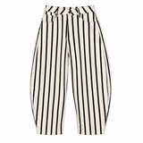Mila Striped Barrel Pants