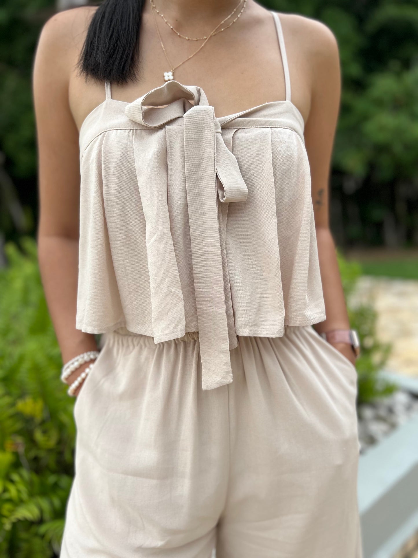 Ivory Allure Jumpsuit