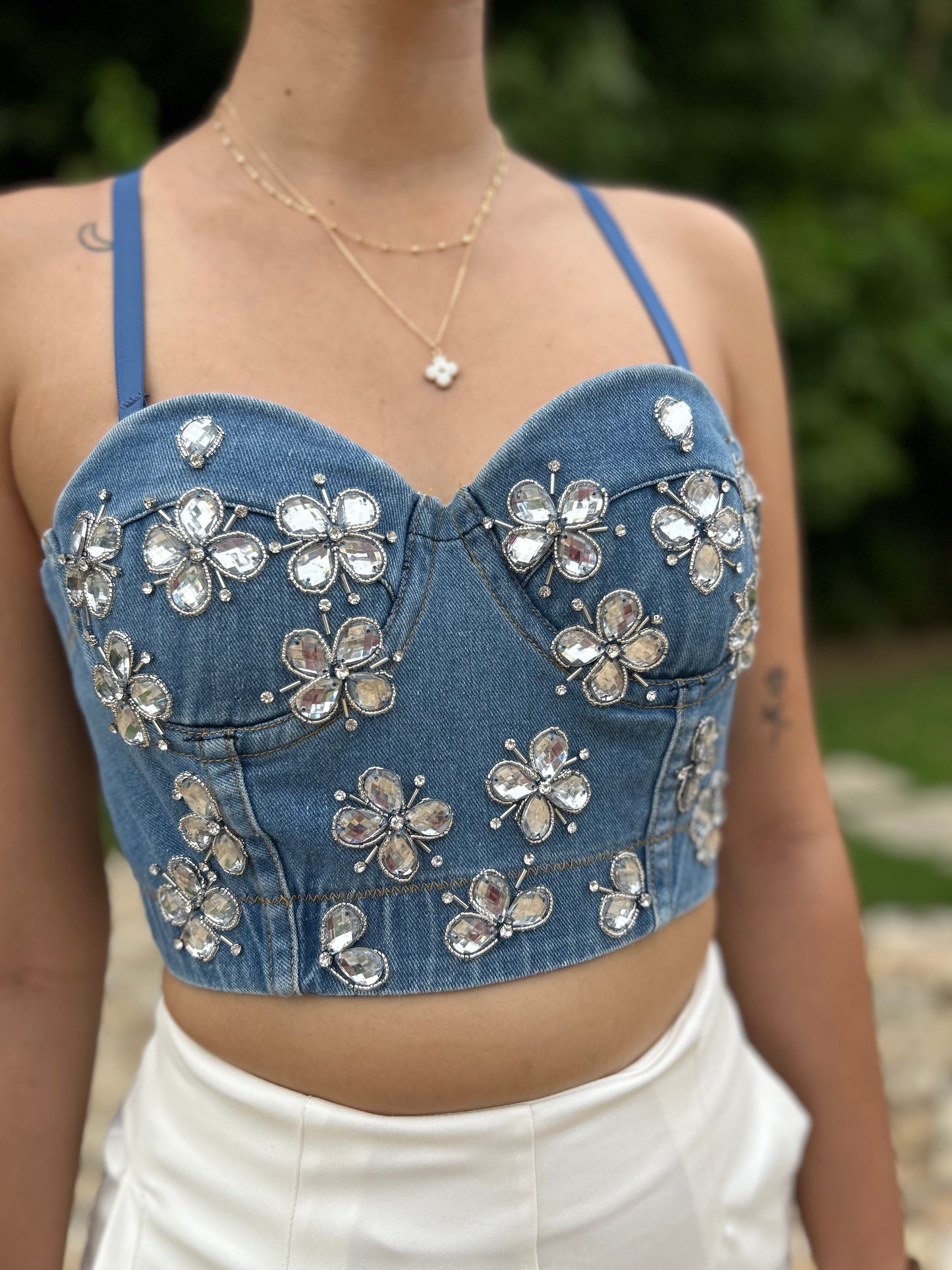 Crystal Bloom Top