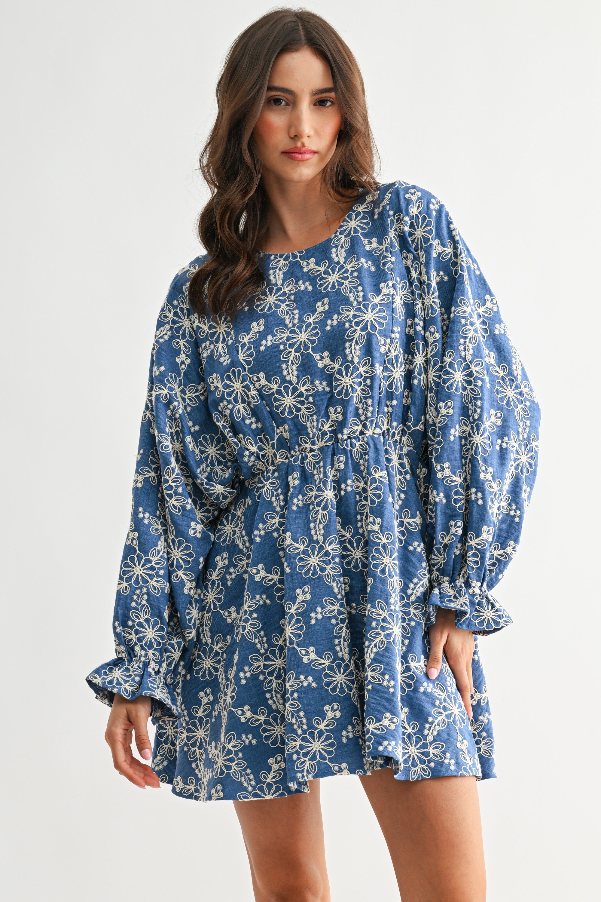 Blooming Blue Dress
