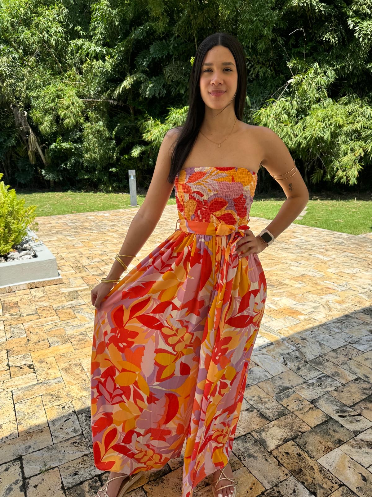 Tropical Sunset Jumpsuit